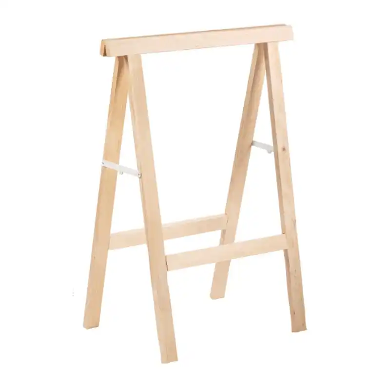 Caballete madera astigarraga plegable pro alto de pino 100x73,5x48cm - Caballetes