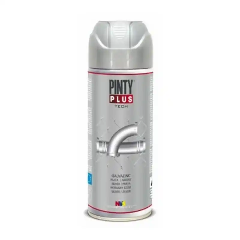 Pintura spray galvazinado pintyplus plata 520 cc ref.738 - Pintura en spray