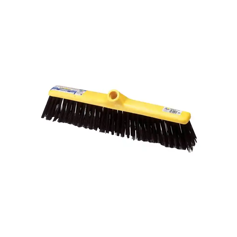 Cepillo barrendero base pp fibra negra sin mango 500mm - Cepillo de limpieza