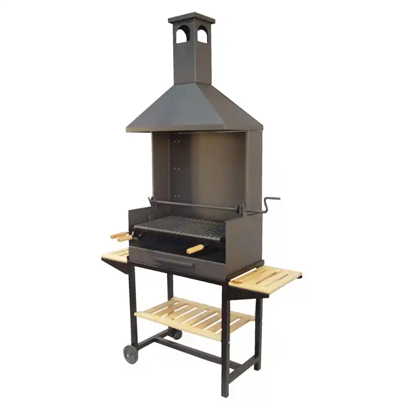 Barbacoa carbon con ruedas imex el zorro 71526 - Barbacoas de carbón