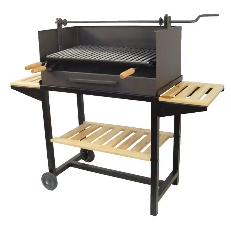 Barbacoa carbon con ruedas imex el zorro 71542 - Barbacoas de carbón