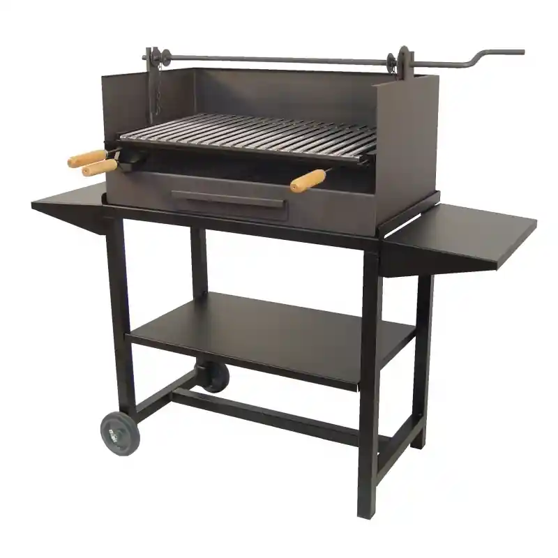 Barbacoa carbon con ruedas imex el zorro 71538 - Barbacoas de carbón