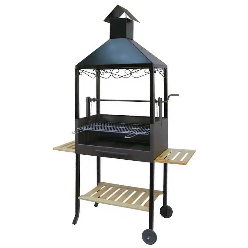 Barbacoa carbon con ruedas imex el zorro 71500 - Barbacoas de carbón