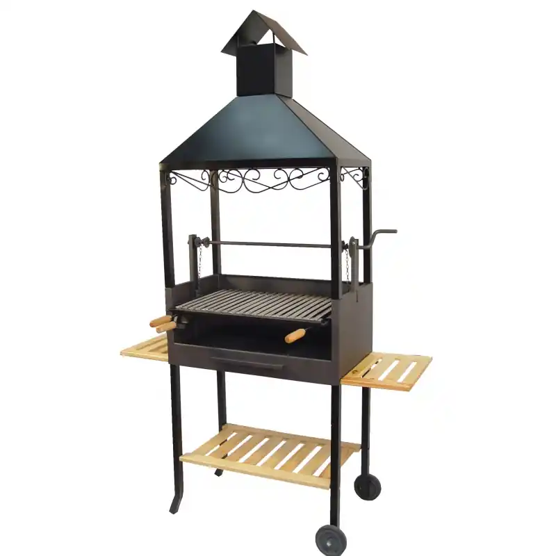 Barbacoa carbon con ruedas imex el zorro 71510 - Barbacoas de carbón