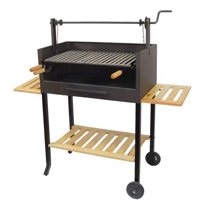 Barbacoa carbon con ruedas imex el zorro 71505 - Barbacoas de carbón