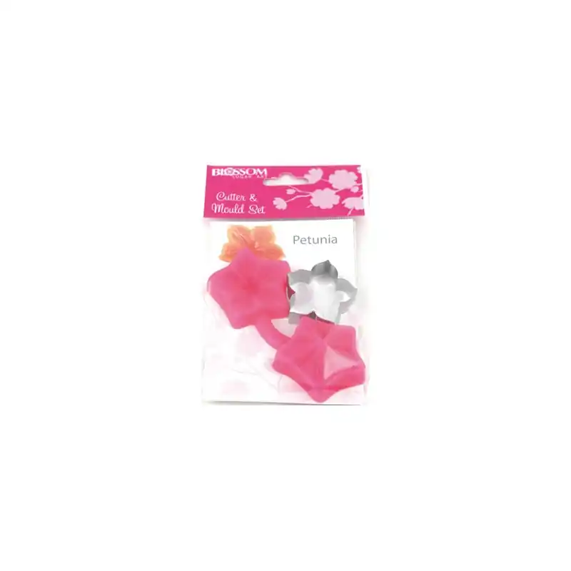 Cortador y molde texturizador petunia bl0018 - Cortapastas