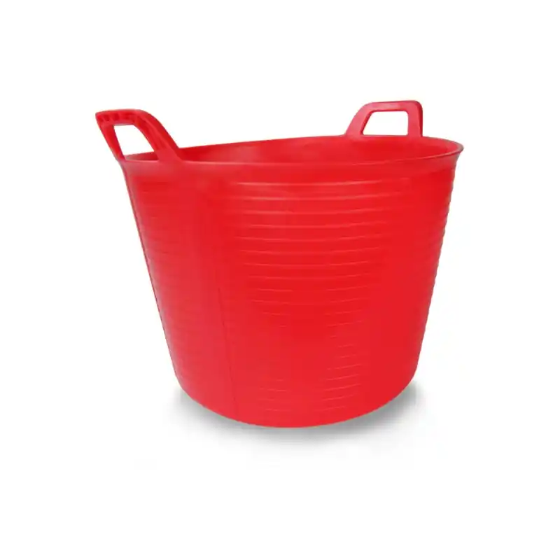 Capazo plastico rubi flextub rojo mod 3 40l - Capazos obra