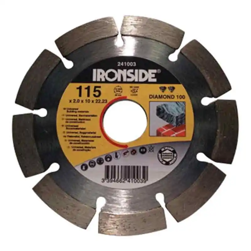 Disco de diamante ironside obra125x2,1x10 mm - Discos de diamante