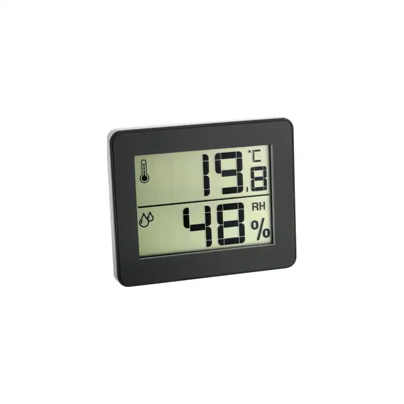 Termo-higrometro reloj digital 30.5027.01 negro