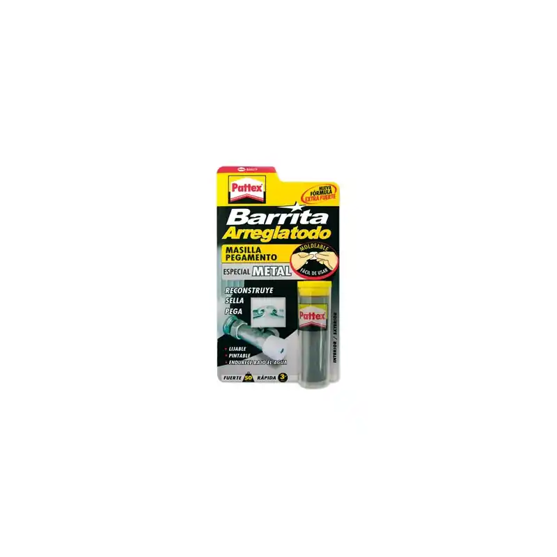 Barra reparadora arreglatodo metal 45 g pattex - Pegamento de contacto