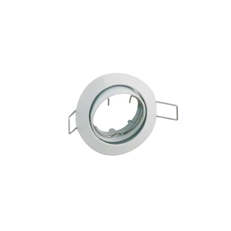 Aro halogeno gu10 zamak electro dh basculante redondo blanco - Aros LED