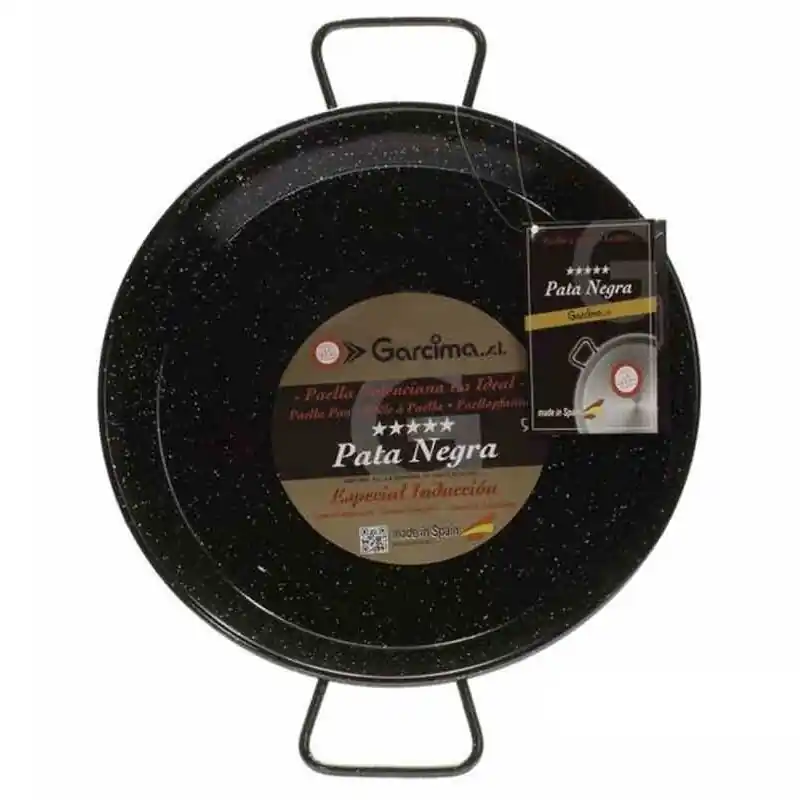 Paella induccion garcima esmaltada 30cm pata negra - Paelleras Garcima