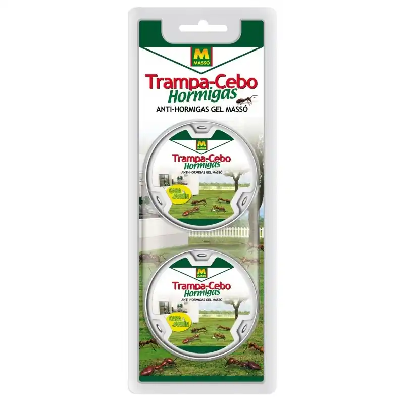 Trampa cebo hormigas masso 2 x 10 gr - Mata hormigas