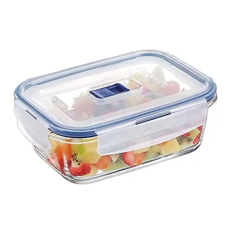 Taper de vidrio rectangular luminarc pure box active 82cl 16x11x6cm - Taper de cristal