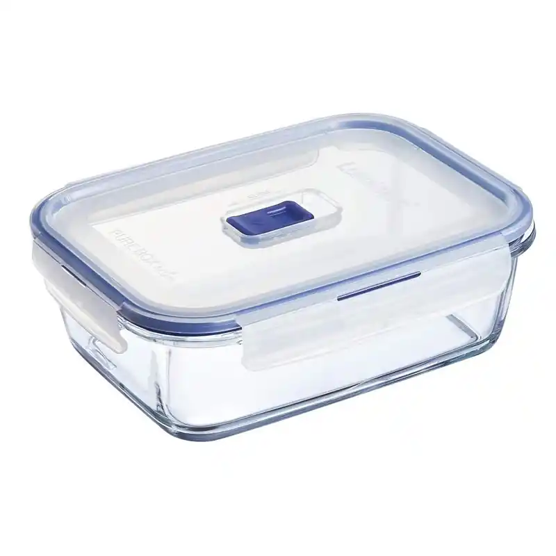 Taper de vidrio rectangular luminarc pure box active 122 cl 19x13x7cm - Taper de cristal