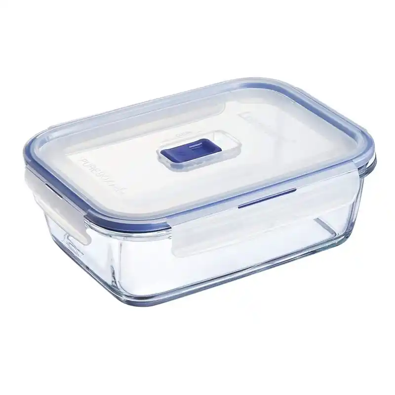Taper de vidrio rectangular luminarc pure box active 197cl 22x16x7cm - Taper de cristal