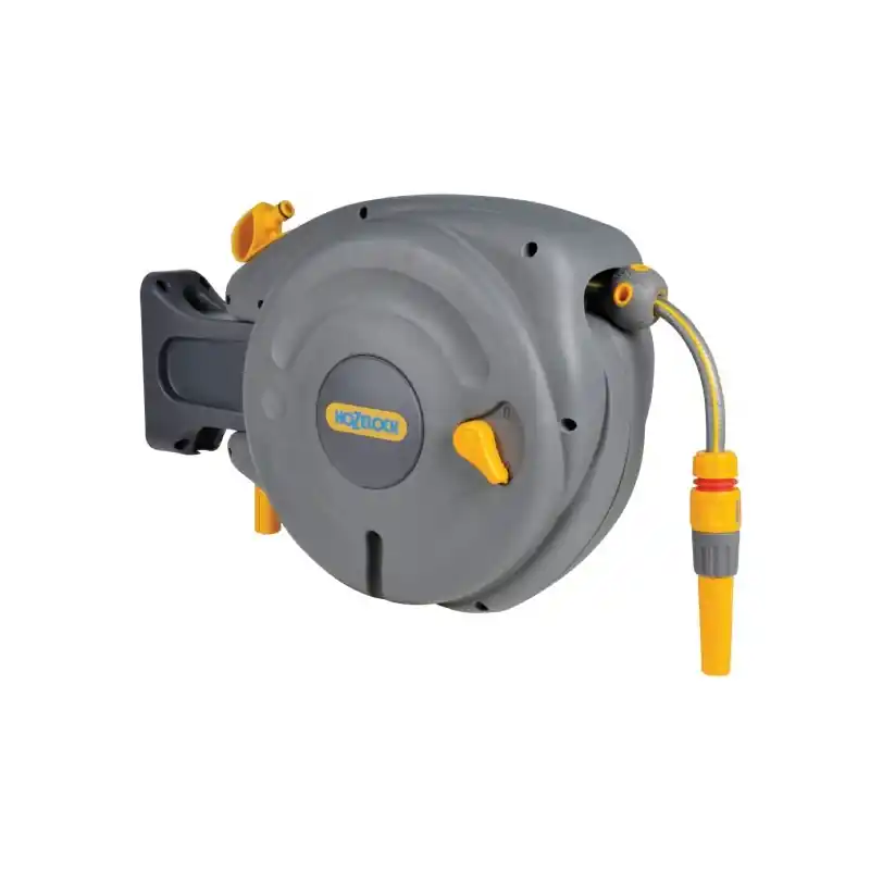 Enrollador manguera pared hozelock mini reel 10 metros - Enrollador de manguera