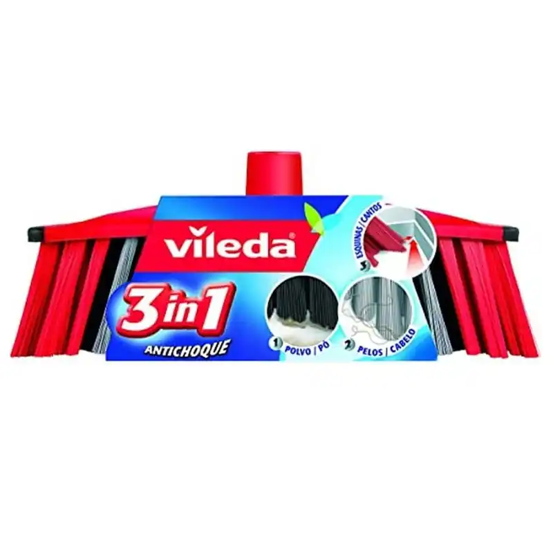 Escoba antigolpes vileda 3 en 1 - Cepillo de limpieza