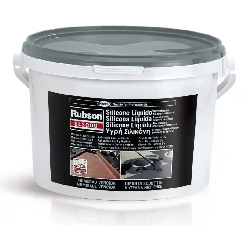 Silicona liquida rubson sl3000 5 kg gris - Impermeabilizante exterior