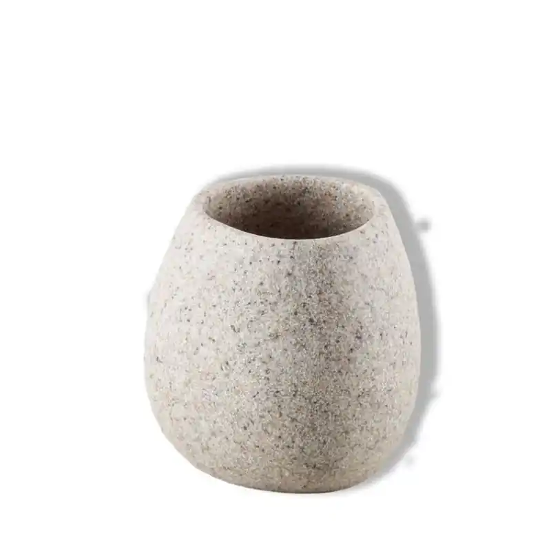 Vaso baño dcasa arena beige - Porta cepillo de dientes