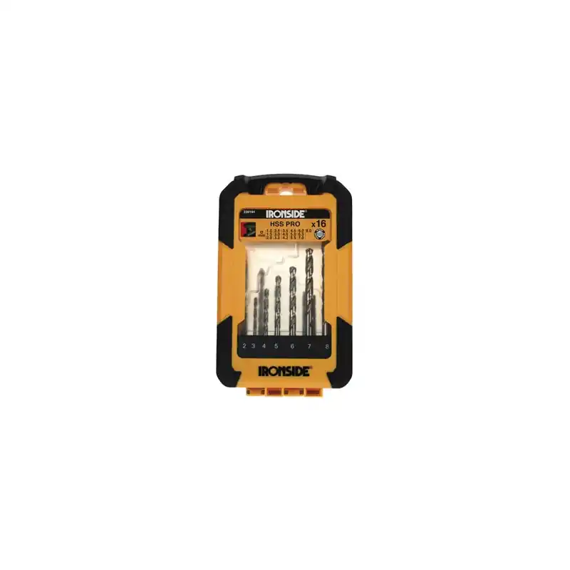 Juego de brocas 16 uni ironside hss pro para metal