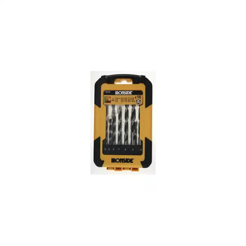 Juego de brocas 16 uni ironside hss pro para madera