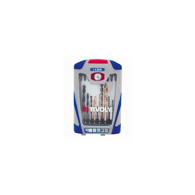 Juego de brocas y puntas atornillar t23 y luz led