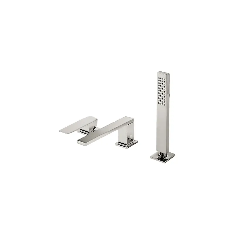 Monomando baÑera repisa tres exclusive slim maneta 180 mm acero 20216103ac - Griferia Slim-Tres