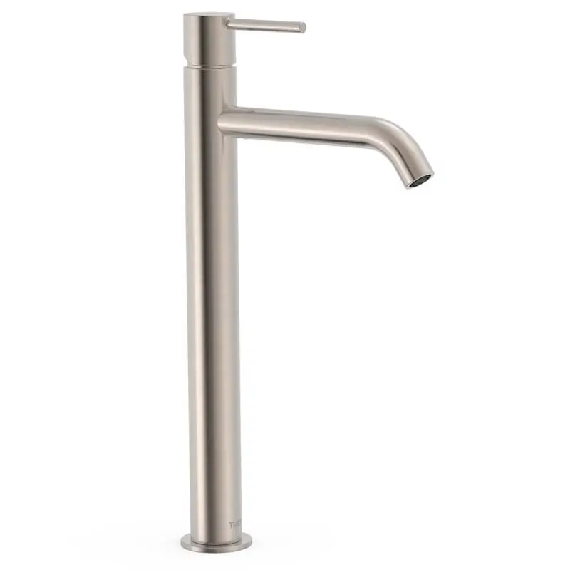 Monomando lavabo tres study alto 385mm acero 26230801ac - STUDY TRES monomando lavabo