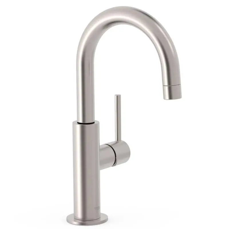 Monomando lavabo tres study con maneta lateral 275mm acero 26290403ac - STUDY TRES monomando lavabo curvo