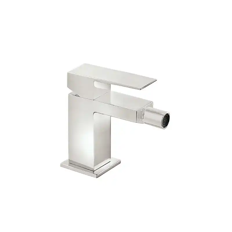 Monomando bide tres exclusive cuadro maneta acero 00612001ac - Grifería Cuadro Tres