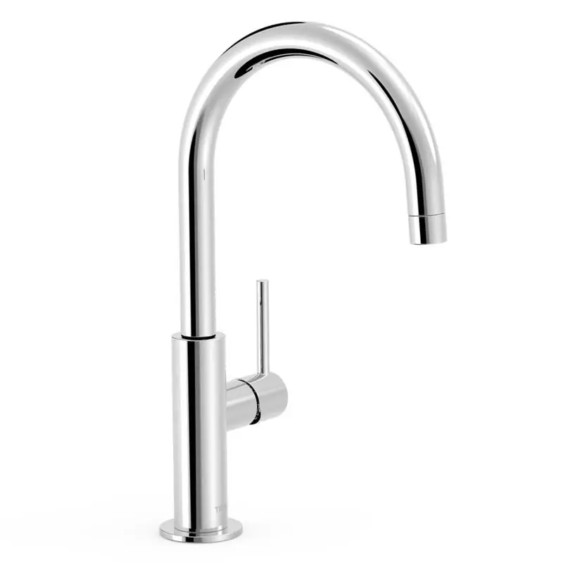 Monomando lavabo tres study alto con maneta lateral 324mm cromo 26290402 - STUDY TRES monomando lavabo curvo