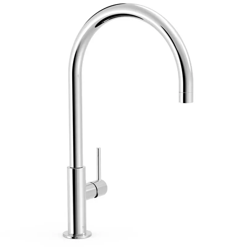 Monomando lavabo tres study alto con maneta lateral 418mm cromo 26290401 - STUDY TRES monomando lavabo curvo