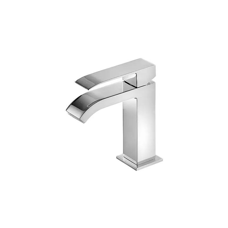 Monomando lavabo tres cuadro caÑo cascada maneta 159 mm 006.101.01d con desagÜe automatico - Grifería Cuadro Tres