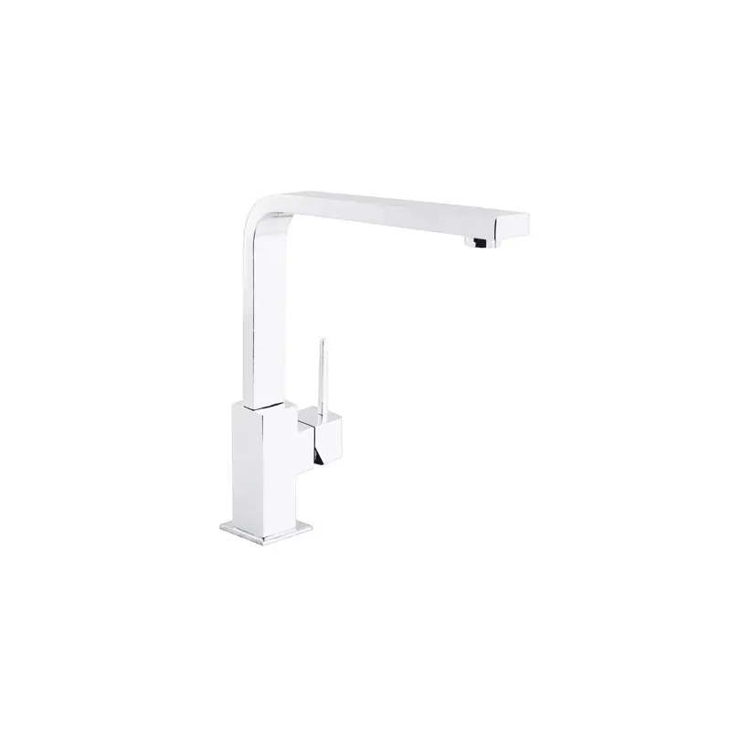 Monomando cocina tres exclusive cuadro fregadera vertical blanco 030496bm - Monomando cocina de repisa