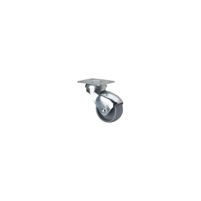 Rueda giratoria plastico gris 3-0017 alex