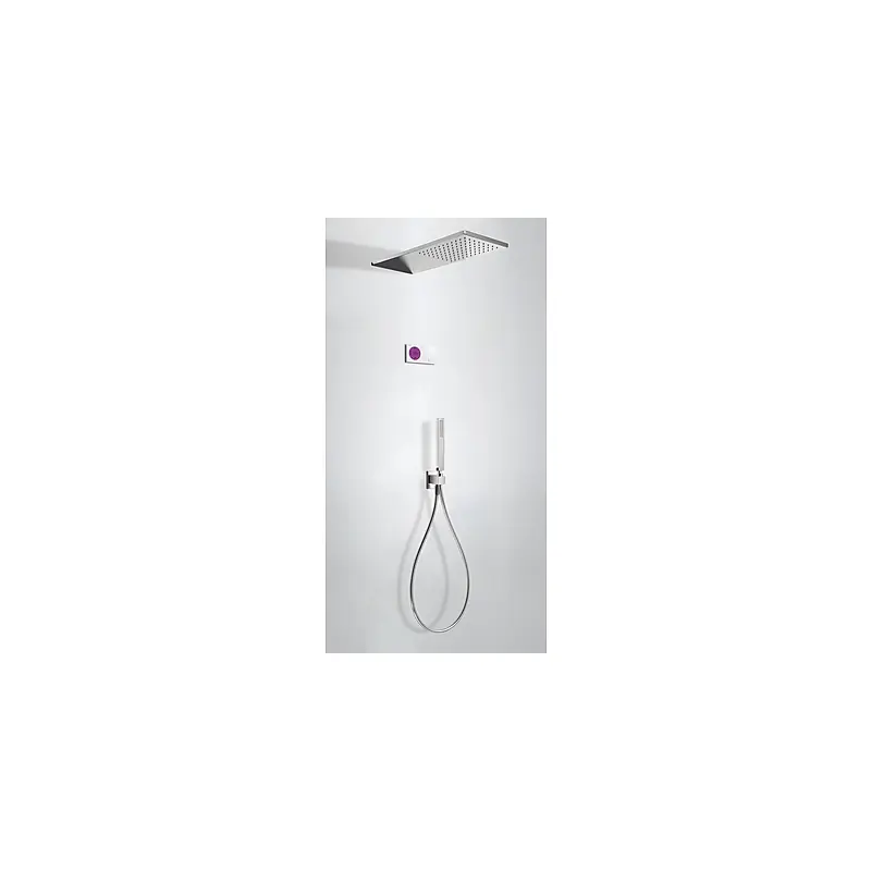 Termostatica kit ducha electronico tres exclusive shower technology cromo 092.865.51 - Griferia electrónica Tres