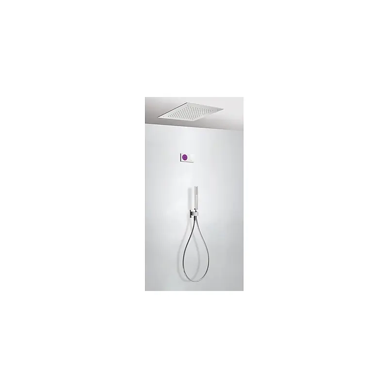 Termostatica kit ducha electronico tres exclusive shower technology cromo 092.865.52 - Griferia electrónica Tres