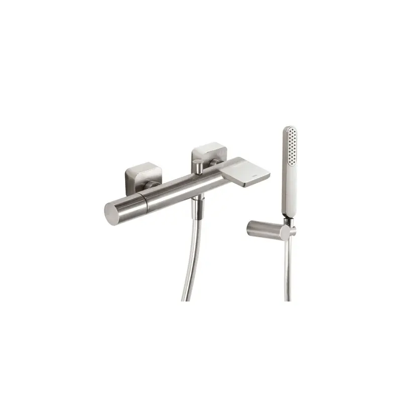 Monomando baÑera ducha tres exclusive loft acero 20017001ac - Griferia Loft-Tres