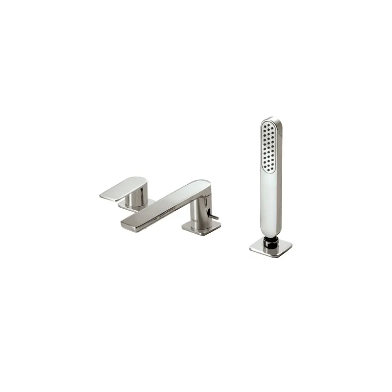 Monomando bañera repisa tres exclusive loft colors acero 20016203ac - Griferia Loft-Tres