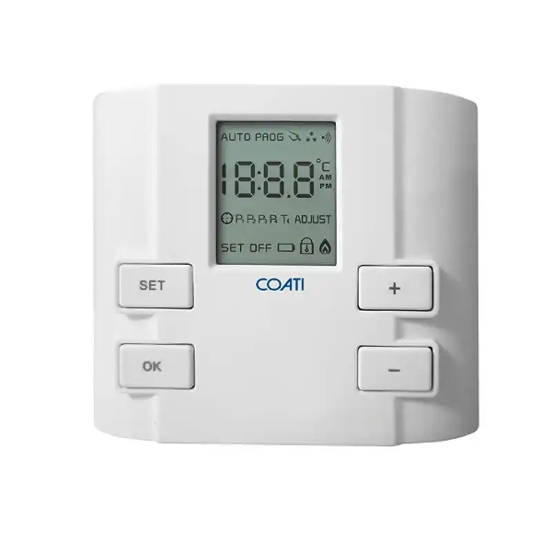 Termostato programable compacto coati blanco af126654 - Termostatos calefacción