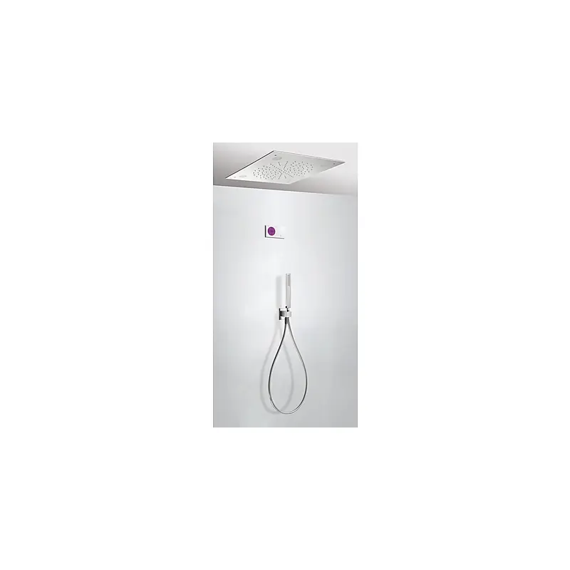Termostatica kit ducha electronico tres exclusive cromoterapia shower technology cromo 09286562 - Griferia electrónica Tres