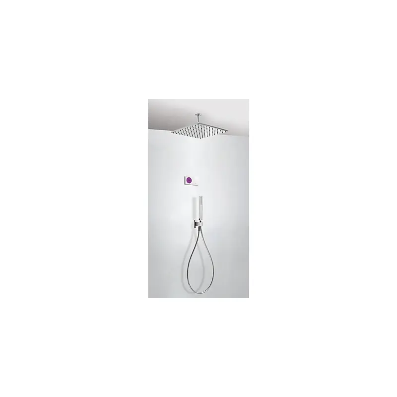 Termostatica kit ducha electronico tres exclusive shower technology cromo 092.865.64 - Griferia electrónica Tres