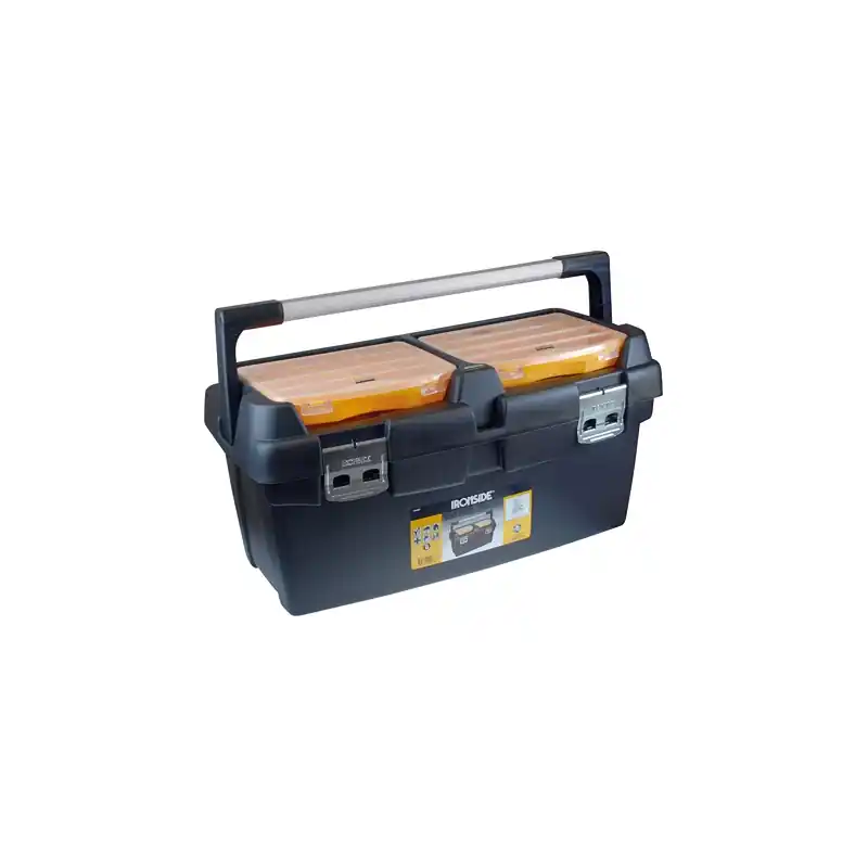 Caja herramientas ironside profesional asa aluminio 600 mm - Caja de herramientas