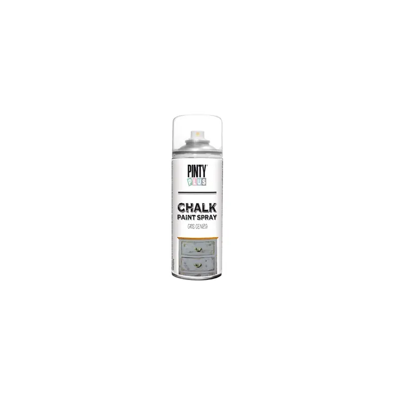 Pintura spray pintyplus chalk gris ceniza 520 cc - Pintura en spray