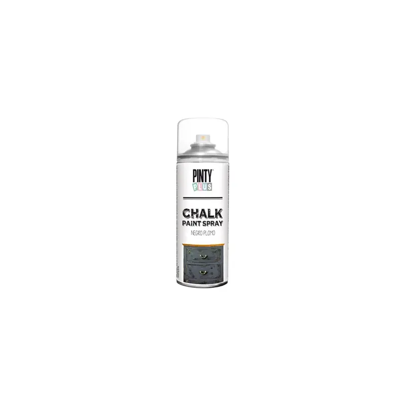 Pintura spray pintyplus chalk negro plomo 520 cc - Pintura en spray