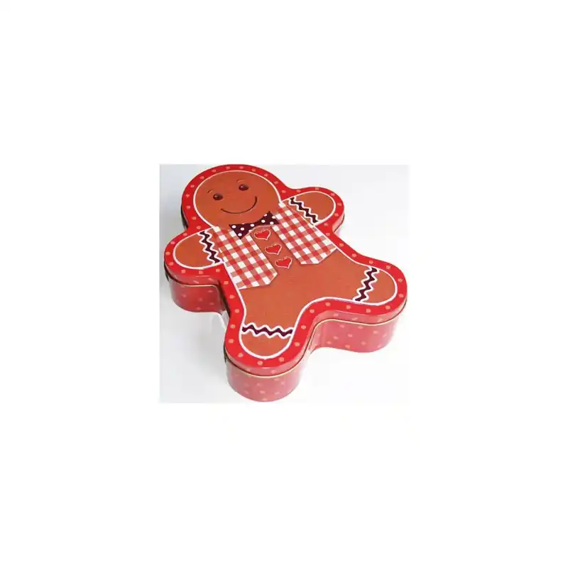 Caja metalica gingerbreadman grande - Regalos, gadgets