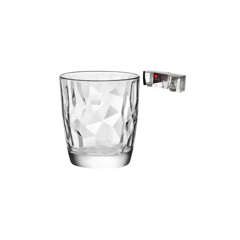 Vaso de agua diamond 30 cl 3 unidades tensionado - Vasos de agua