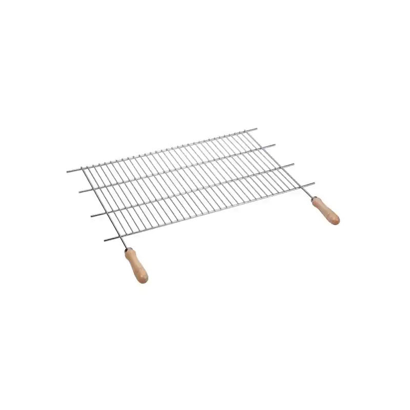 Parrilla recortable zinc mango madera 73-82 cm