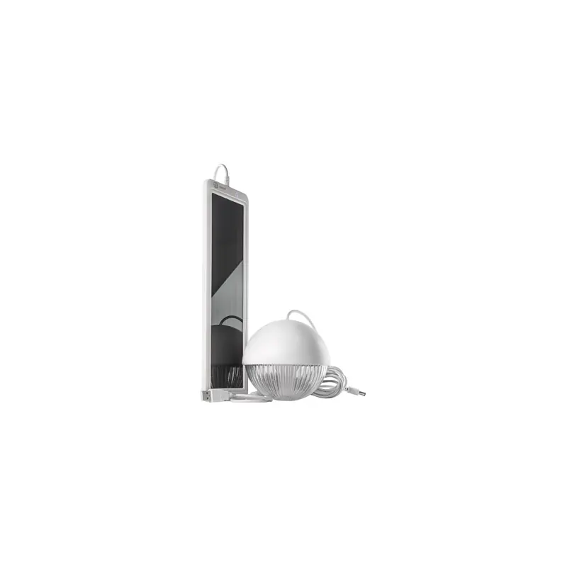 Kit solar recargable con lampara 3 leds blanco - Lámparas solares